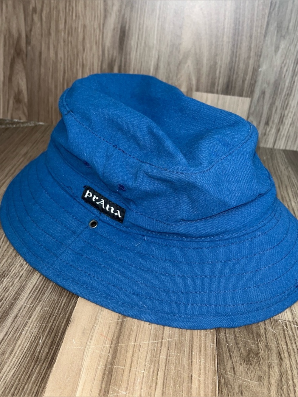 prAna Blue Bucket Hat USA Made Outdoor Hiking Travel Unisex